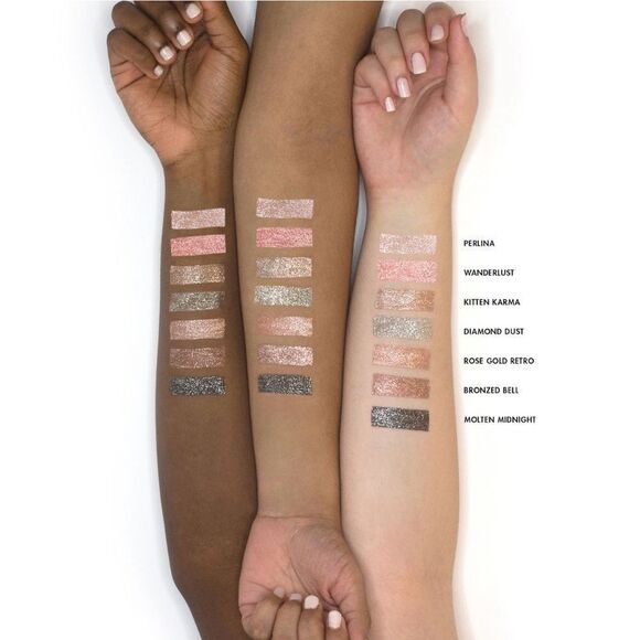 Stila Glitter & Glow Liquid Eye Shadow In Perlina Full Size NIB - Picture 8 of 8